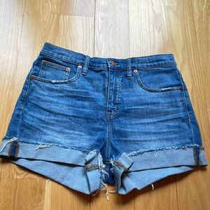 Madewell High Rise Denim Shorts Size 29 Like New